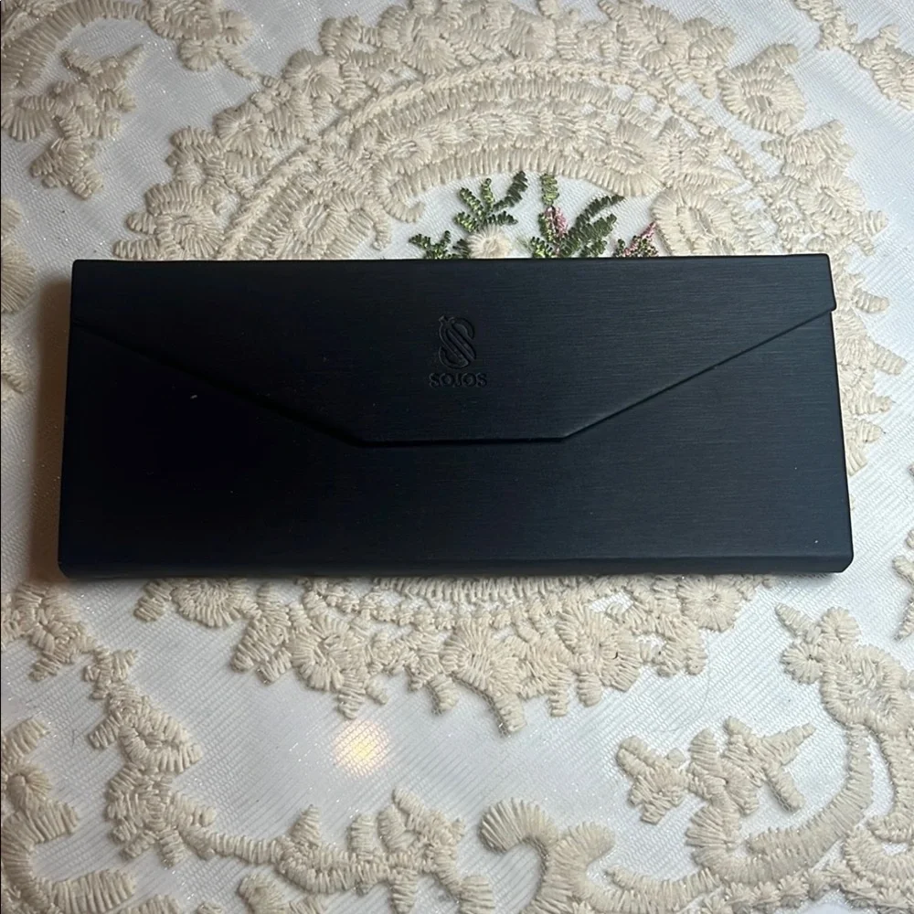 Sojos Black Sunglass Case with Sleek Design & Foldable Envelope Magnetic…